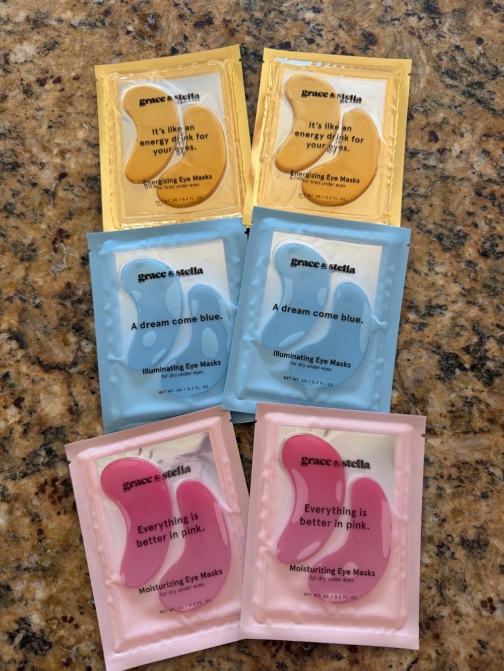 6x Bundle of Grace and Stella Under Eye Patches